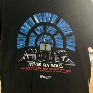 Kerusso Black Graphic T-Shirt